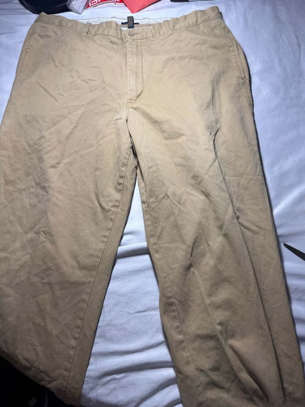 Club Room Men's Khaki Chino Pants Size 40x30